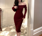 Frey dress (ready stock in red/ 3 colours)