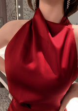 Crimson dress (preorder)