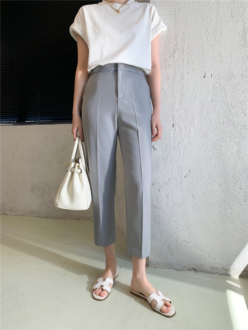 Cropped Pencil Pants (PREORDER)