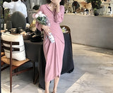 Orian dress (ready stock in pink (S)/ 2 colours)
