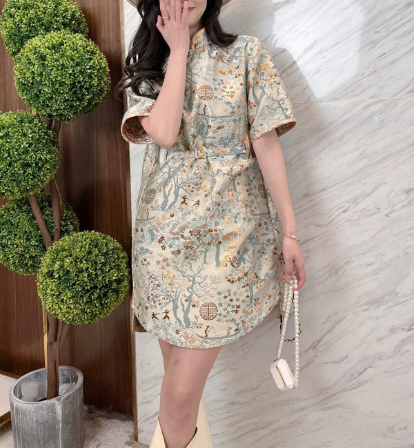 Aisin cheongsam (PREORDER)