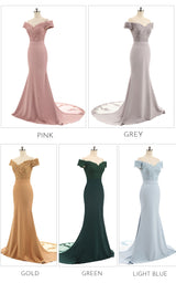 Verve gown (ready stock in light blue (M)/ 9 colours)