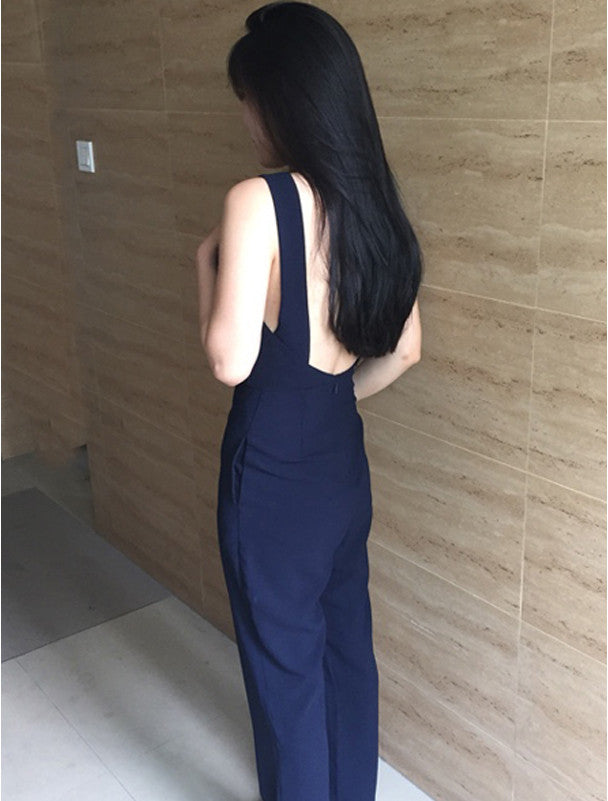 Backless edgy jumpsuit (preorder)