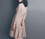 Knitted swirl dress (preorder/3 colours)